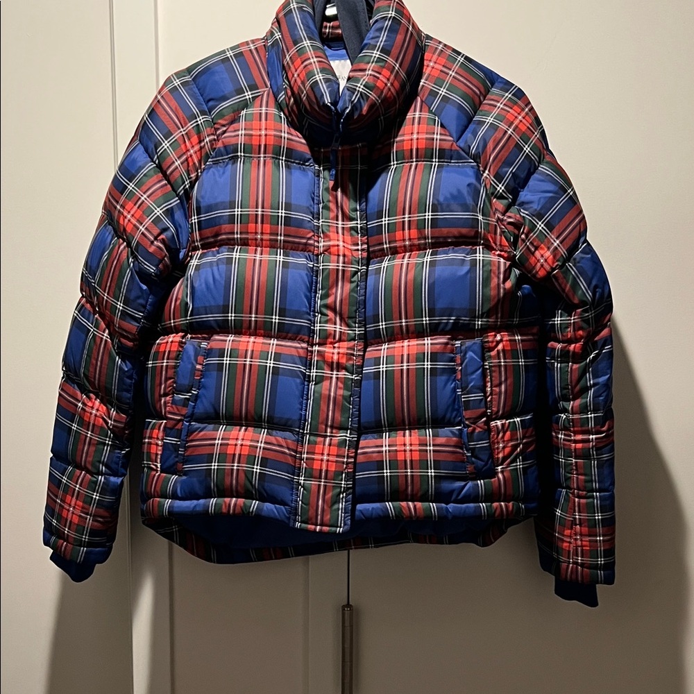 JW ANDERSON Blue Plaid Jacket